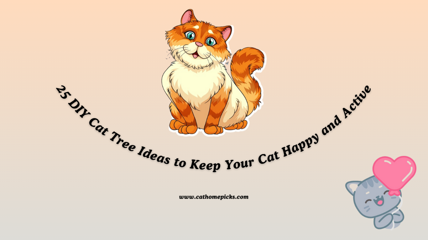 25 DIY Cat Tree Ideas to Keep Your Cat Happy and Active