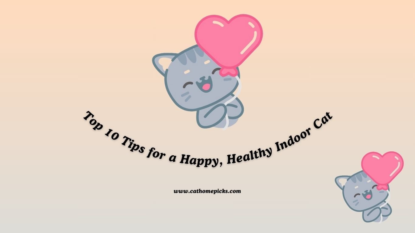 Top 10 Tips for a Happy, Healthy Indoor Cat