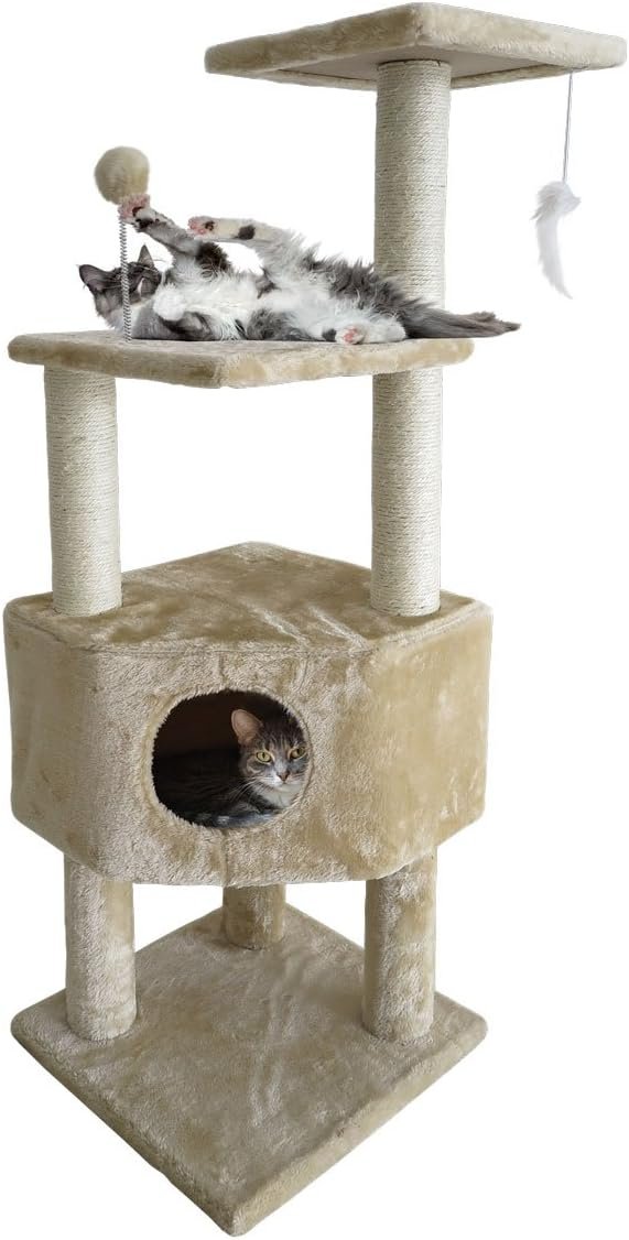 scratching cat tree