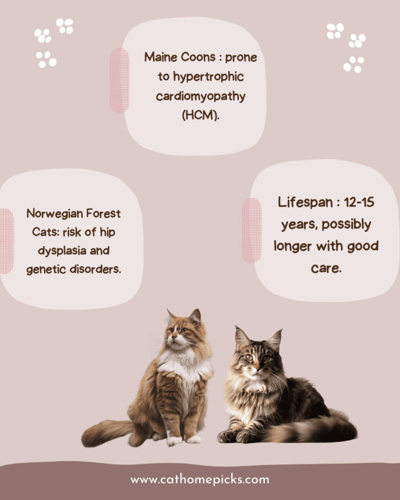 Maine Coon vs Norwegian Forest cat